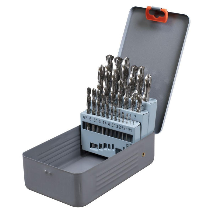 Sealey Left-Hand Spiral Drill Bit Set 25pc AK8191 Sealey - Town Tools 