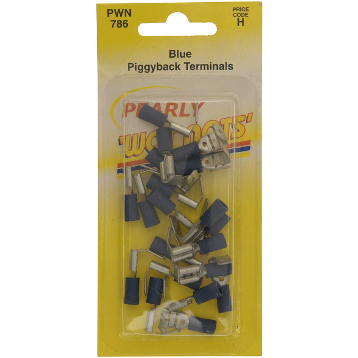 Wot-Nots Wiring Connectors - Blue - Piggy-Back - Pack of 25 Wot-Nots - Town Tools 