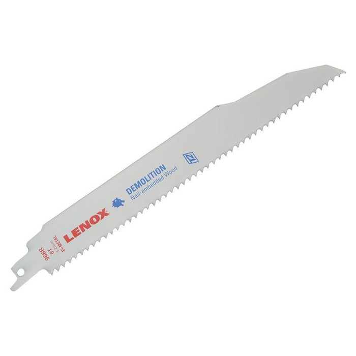 Lenox 20598-966R Demolition Reciprocating Saw Blades 225mm 6 TPI (Pack 2) LENOX - Town Tools