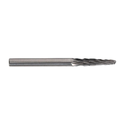Sealey Micro Carbide Burr Ball Nose Taper 3mm Pack of 3 MCB004 Sealey - Town Tools 