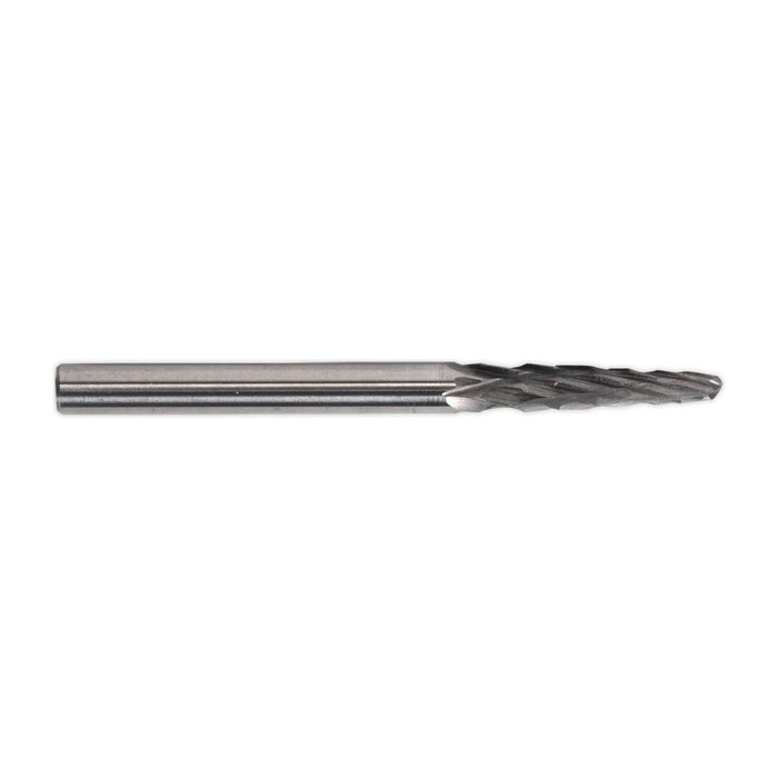Sealey Micro Carbide Burr Ball Nose Taper 3mm Pack of 3 MCB004 Sealey - Town Tools 
