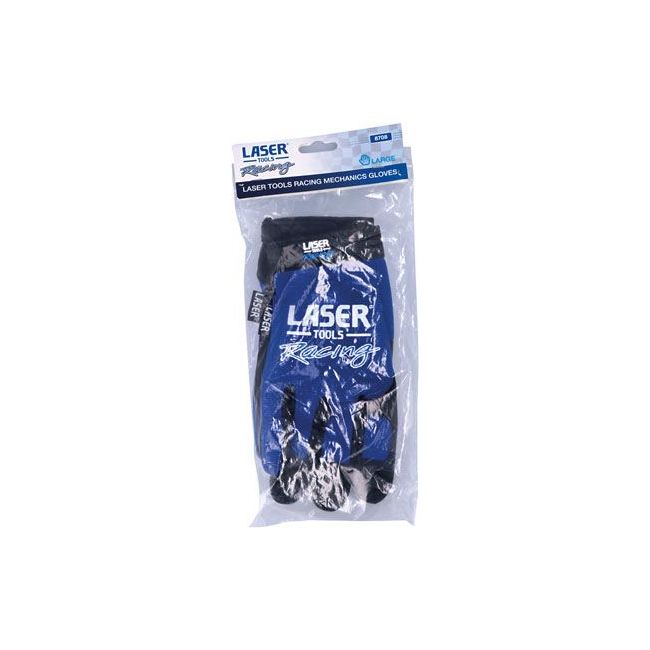 Laser Laser Tools Racing Mechanics Gloves - Large 8708 Laser - Town Tools 