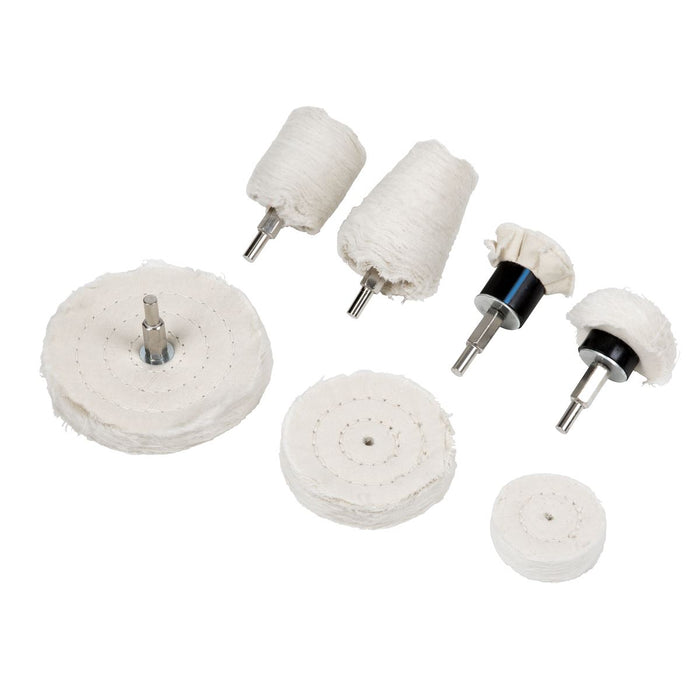Sealey Polishing Wheel Set 8pc BGPW08 Sealey - Town Tools 