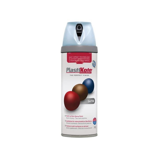 Plastikote Twist & Spray Satin Baby Blue 400ml PlastiKote - Town Tools