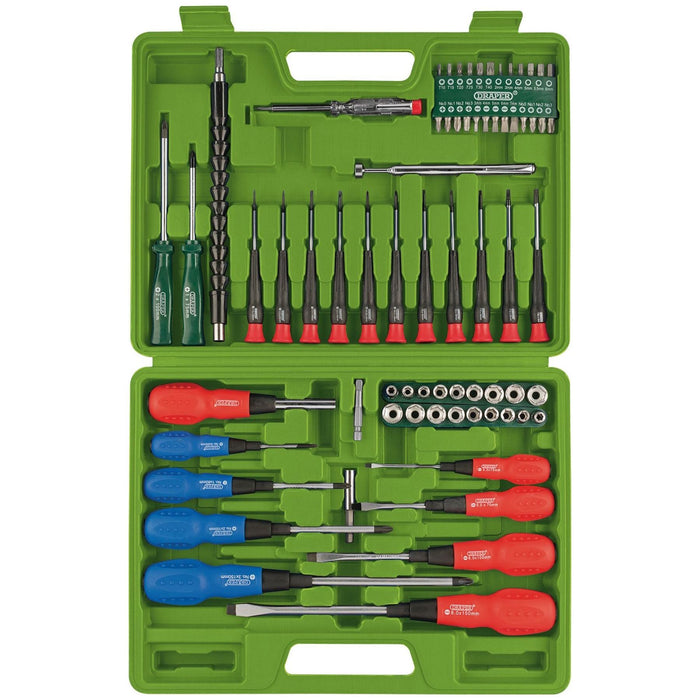 Draper Screwdriver, Socket and Bit Set (70 Piece) 04459 Draper - Town Tools 