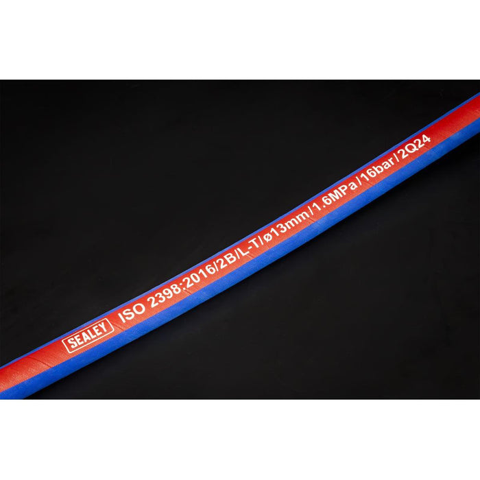 Sealey Extra-Heavy-Duty Air Hose with 1/2"BSP Unions 20m x 13mm AH20R/12 Sealey - Town Tools 