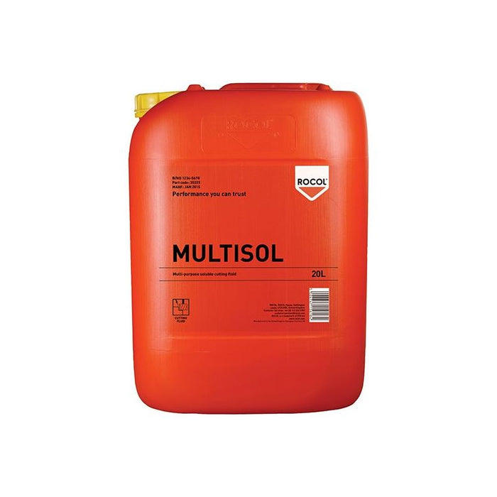 Rocol MULTISOL Water Mix Cutting Fluid 20 litre ROCOL - Town Tools