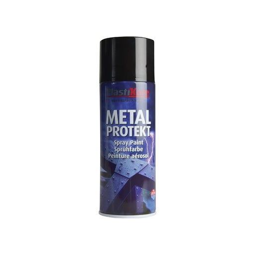 Plastikote Metal Protekt Spray Gloss Black 400ml PlastiKote - Town Tools
