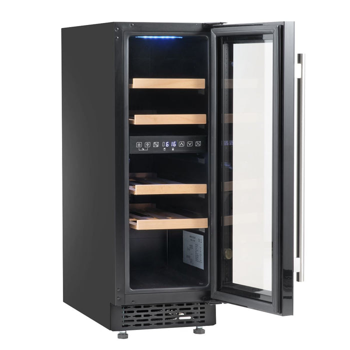 Baridi 17 Bottle Slim Wine Fridge & Cooler 30cm DH204