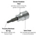 Teng Tools 3/8" Hex Bit Socket AF 3/16" Teng Tools - Town Tools 