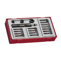 Teng Tools 1/4" Impact Driver Set TT1 19 Pieces