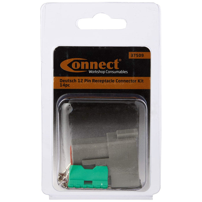 Connect Deutsch 12 Pin Receptacle Connector Kit 14pc 37509 Tool Connection - Town Tools 