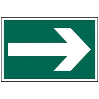 Scan Arrow Symbol - PVC Sign 300 x 200mm