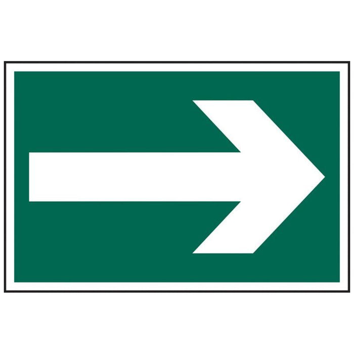 Scan Arrow Symbol - PVC Sign 300 x 200mm Scan - Town Tools