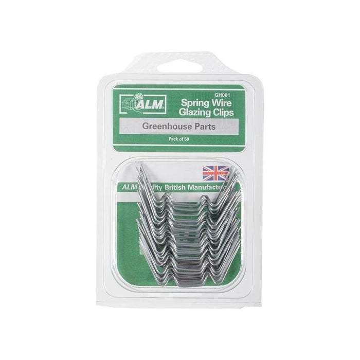 Alm Manufacturing GH001 W Glazing Clips Pack of 50 ALM Manufacturing - Town Tools