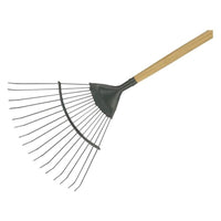 Kent & Stowe Carbon Steel Lawn & Leaf Rake, FSC®