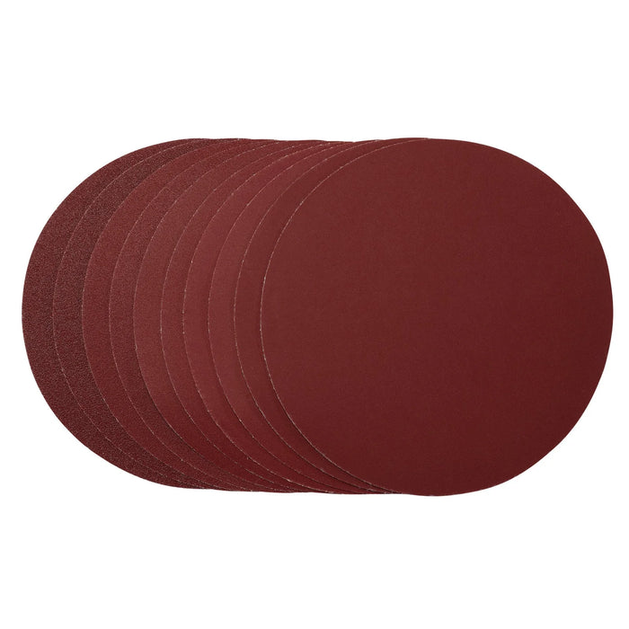 Draper Sanding Discs, , Hook & Loop, Assorted Grit, (Pack of 10) 115-180mm
