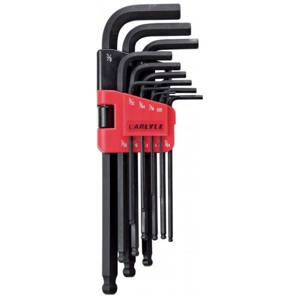 Carlyle Hand Tools Hex Key Set Long Ball SAE Carlyle Hand Tools Caryle Tools - Town Tools 