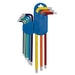 Draper Expert TX-STAR Metric Extra-long Arm Key Set, Colour Coded (9 Piece) Draper - Town Tools 