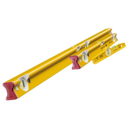 Stabila R-Type 300 Spirit Level Set, 3 Piece (61 & 122 + Torpedo) Stabila - Town Tools