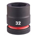 Milwaukee 32mm 1 Impact Socket Std 4932480410 Milwaukee - Town Tools 