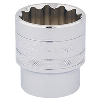 Draper HI-TORQ 12 Point Socket, 1/2" Sq. Dr., 1.3/16" 33728