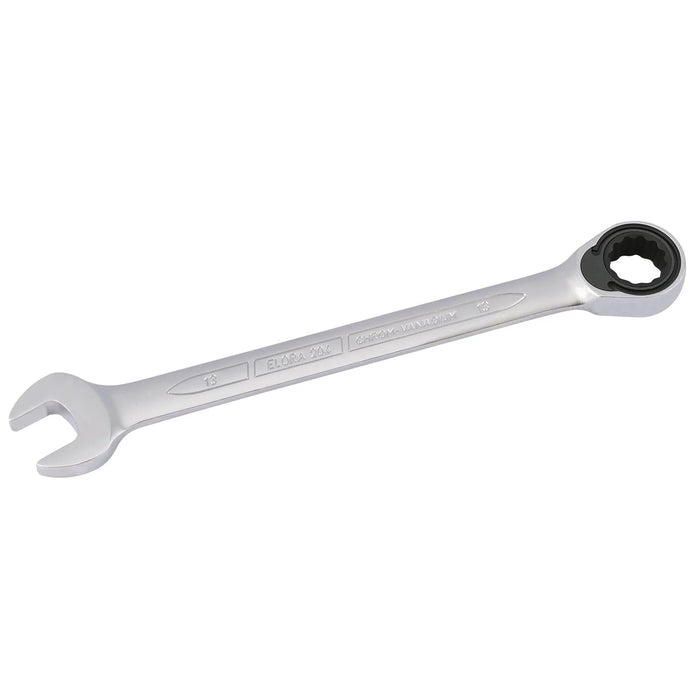 Elora Metric Ratcheting Combination spanner 8-19mm