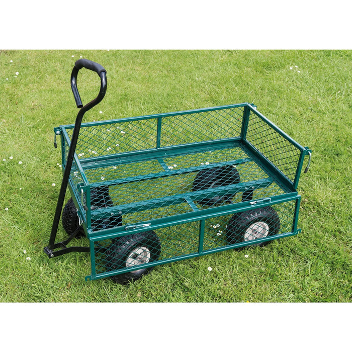 Draper Steel Mesh Garden Cart, 200kg - GMC