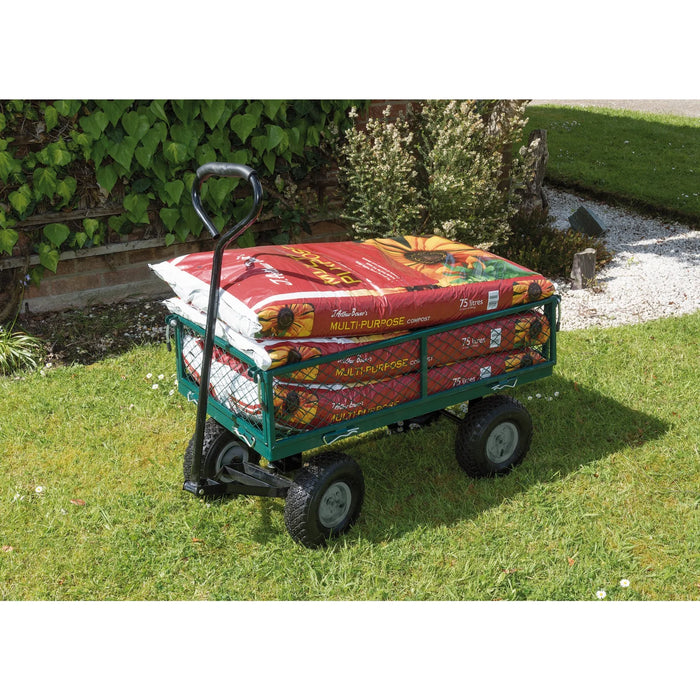 Draper Steel Mesh Garden Cart, 200kg - GMC