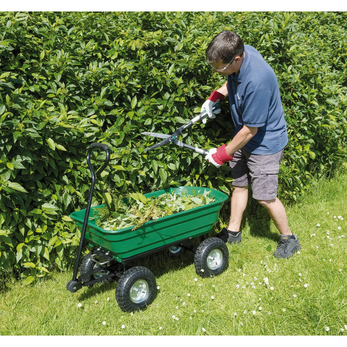 Draper Garden Tipping Trolley Cart, 75L88631 - GTC
