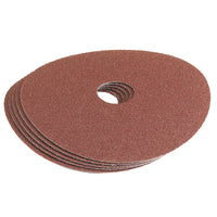 Draper Aluminium Oxide Sanding Disc, 115mm, 60 Grit (Pack of 5) - APT10