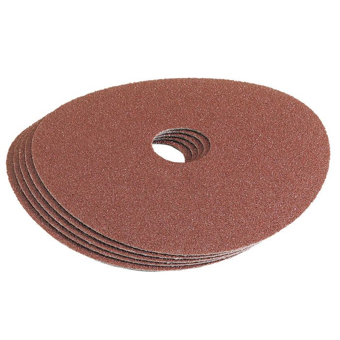 Draper Aluminium Oxide Sanding Disc, 115mm, 60 Grit (Pack of 5) - APT10