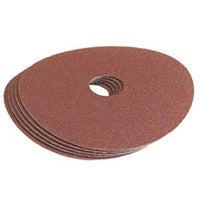 Draper Aluminium Oxide Sanding Disc, 115mm, 80 Grit (Pack of 5) - APT10