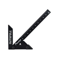 Faithfull Prestige Centre Finder Gauge Black Aluminium 100mm