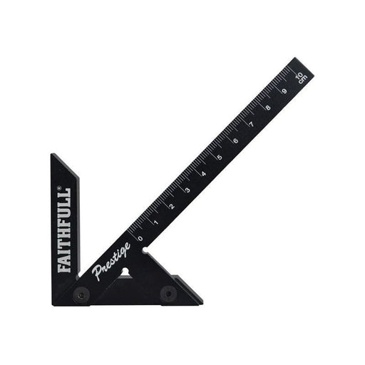 Faithfull Prestige Centre Finder Gauge Black Aluminium 100mm Faithfull - Town Tools
