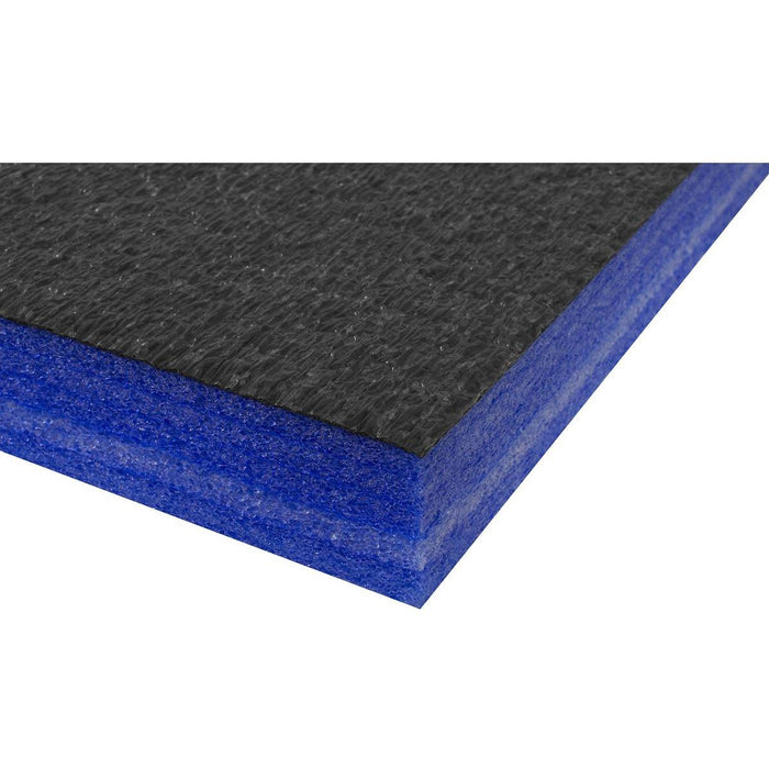 Sealey Easy Peel Shadow Foamï Blue/Black 1200 x 550 x 50mm SF50B Sealey - Town Tools 