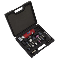 Sealey Air Die Grinder 90 Angle Kit 15pc GSA675