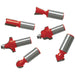 Silverline 1/2" TCT Router Bit Set 12pce 1/2" Silverline - Town Tools 