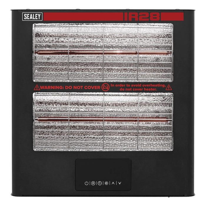 Sealey Wall Mounting Infrared Quartz Heater 2.8kW/230V IR28 Sealey - Town Tools 