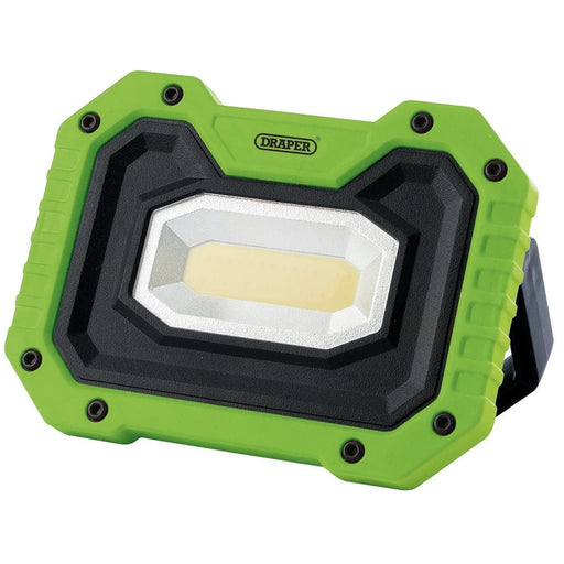 Draper COB LED Rechargeable Worklight with Wireless Speaker, 5W, 500 Lumens, Gre Draper - Town Tools 