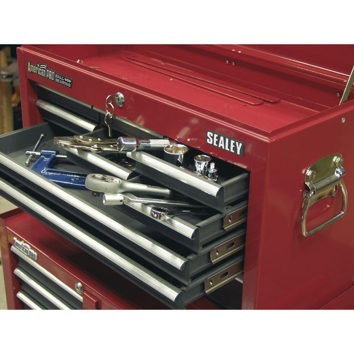 Sealey Topchest 9 Drawer with Ball-Bearing Slides Red/Grey AP22509BB Sealey - Town Tools 