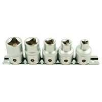 Laser Triangular Socket Set 1/2"D 5pc 5683