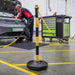 Sealey Safety Chain 25m x 6mm - Black/Yellow BYC25M Sealey - Town Tools 