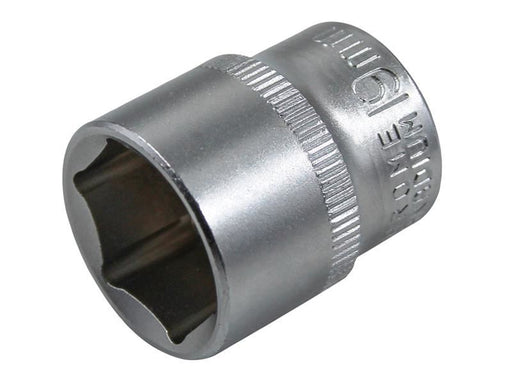 Faithfull Hex Socket 3/8in Drive 19mm Faithfull - Town Tools