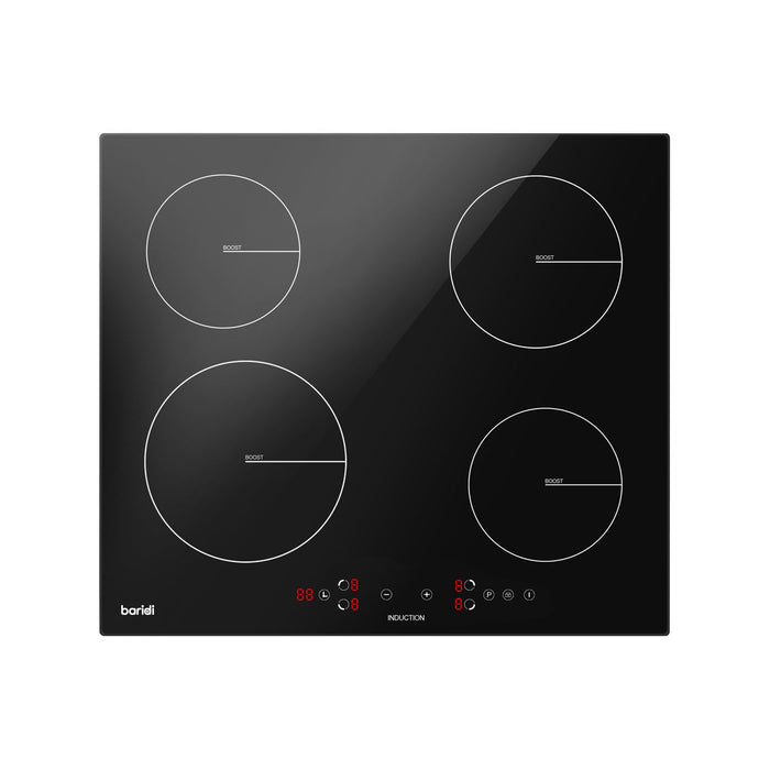 Baridi Integrated Induction Hob with 4 Cooking Zones 60cm 2800W Output