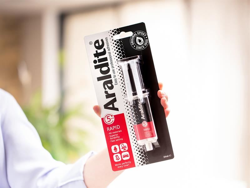 Araldite Rapid Epoxy Syringe 24ml Araldite� - Town Tools