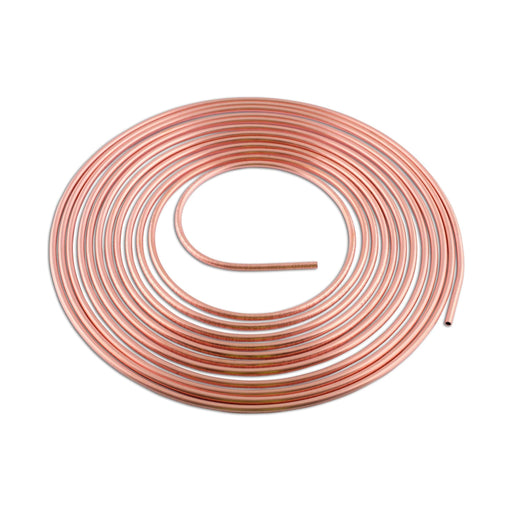 Connect Copper Brake Pipe 1/4" x 25ft 1pc 31136 Tool Connection - Town Tools 