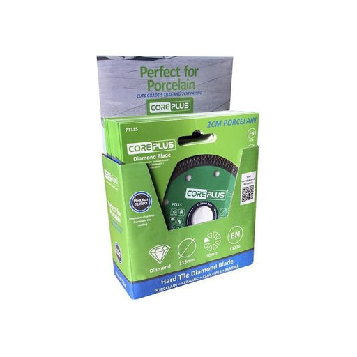 Coreplus Porcelain Diamond Blade 115mm CDU of 15 Blades CorePlus - Town Tools