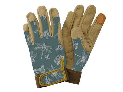 Kent & Stowe Flutter Bugs Teal Premium Comfort Gloves - Ladies Small Kent & Stowe - Town Tools
