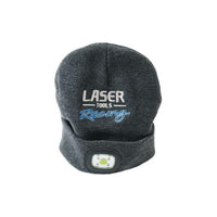 Laser Laser Tools Racing Beanie Hat Front/Rear Rechargeable Light 7677